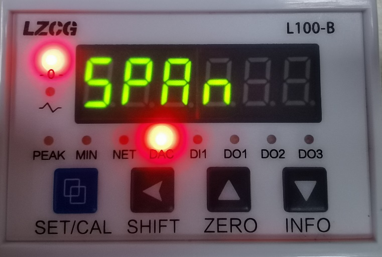 LZCG力准L100-B力传感器放大器砝码校准详细步骤