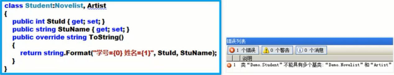 C#编程继承多态与接口多态之继承中的关键字